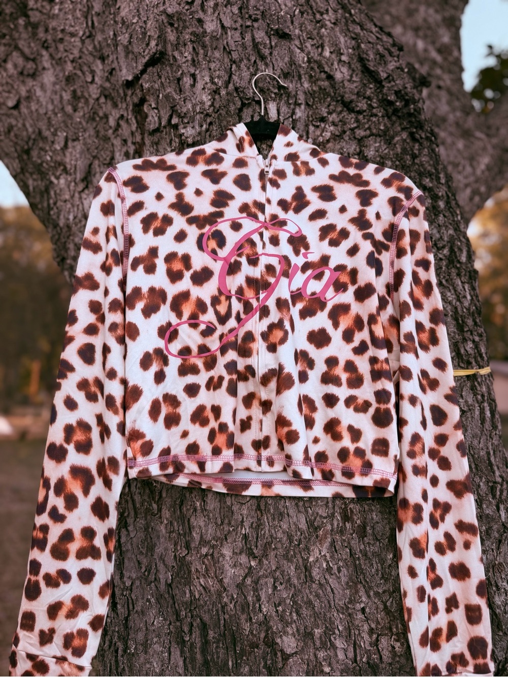Gia Cow Print Set – Size Large 🤎🩷